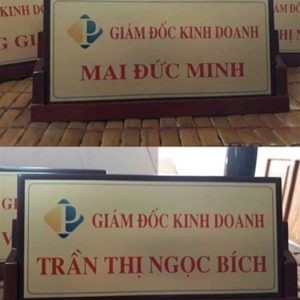 Biển chức danh 5