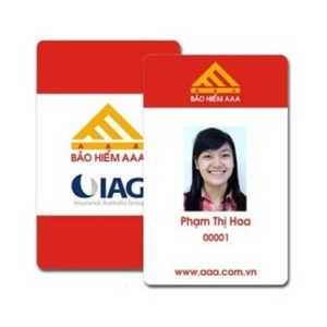 Thẻ nhựa nhân viên PVC-2