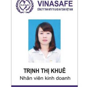 Thẻ nhựa nhân viên PVC-4