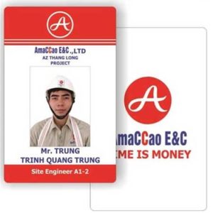 Thẻ nhựa nhân viên PCV-6